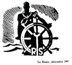 disegno rivista Rover - Francia 1945