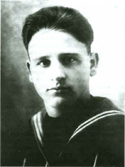 Egidio Bullesi, nell'uniforme della regia marina