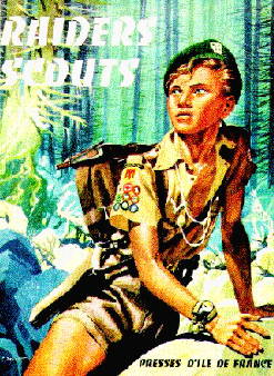 la copertina del testo francese "Raiders Scouts"