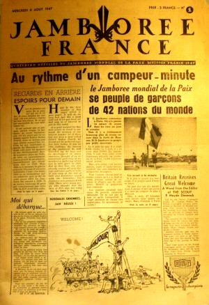 uno dei numeri del giornalino del Jamboree 1947