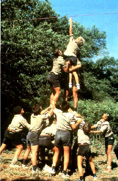 foto da "Scout d'Europe", FSE francese , Ott.-Nov. 1984